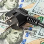 How Much Does It Cost To Run A Dishwasher (Shocking!) Electric plug on top of money