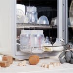 sanitizing the baby things in UV Sterilizer
