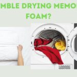 Can you tumble dry memory foam