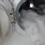 Foam in washing machine