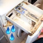 washing machine leaking from drawer