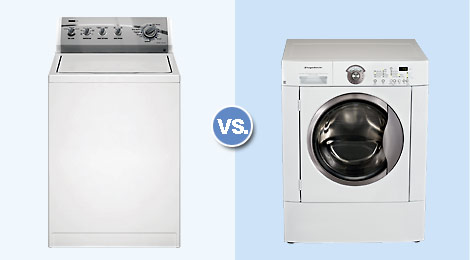 front loading vs top loading washing machine