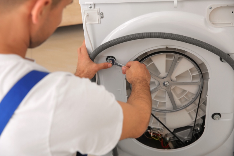 removing transit bolts on washing machine