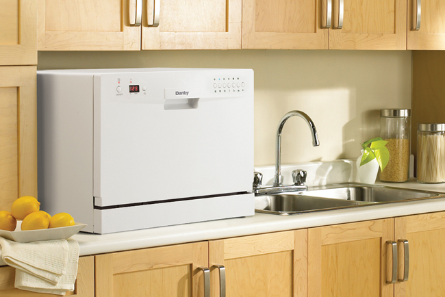 can you install a countertop dishwasher under the sink